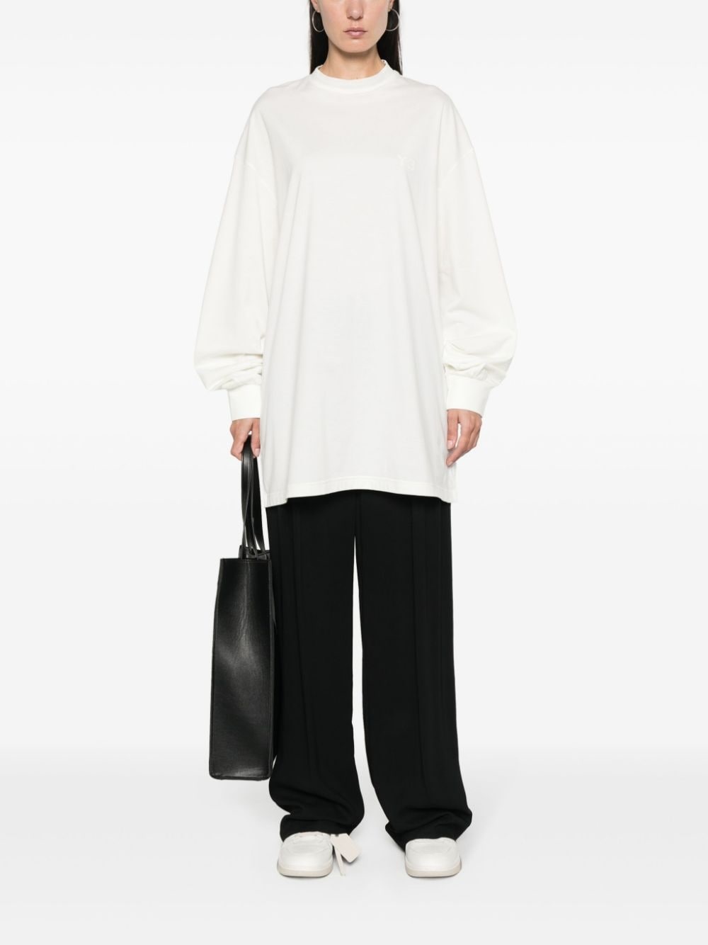 logo-print longsleeved jersey - 2