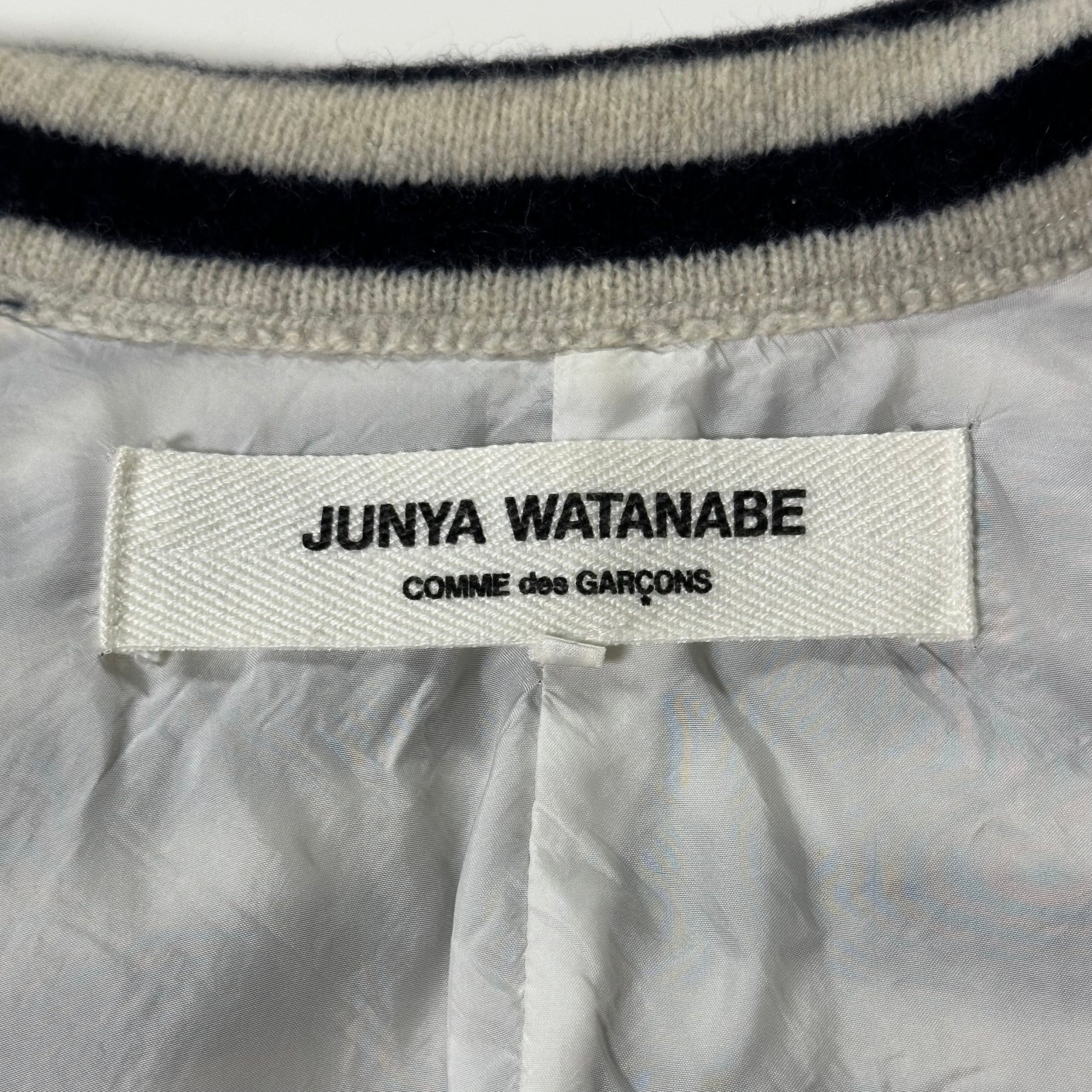 JUNYA WATANABE Fall Winter 2003 Striped Button Up Blazer Jacket - 6