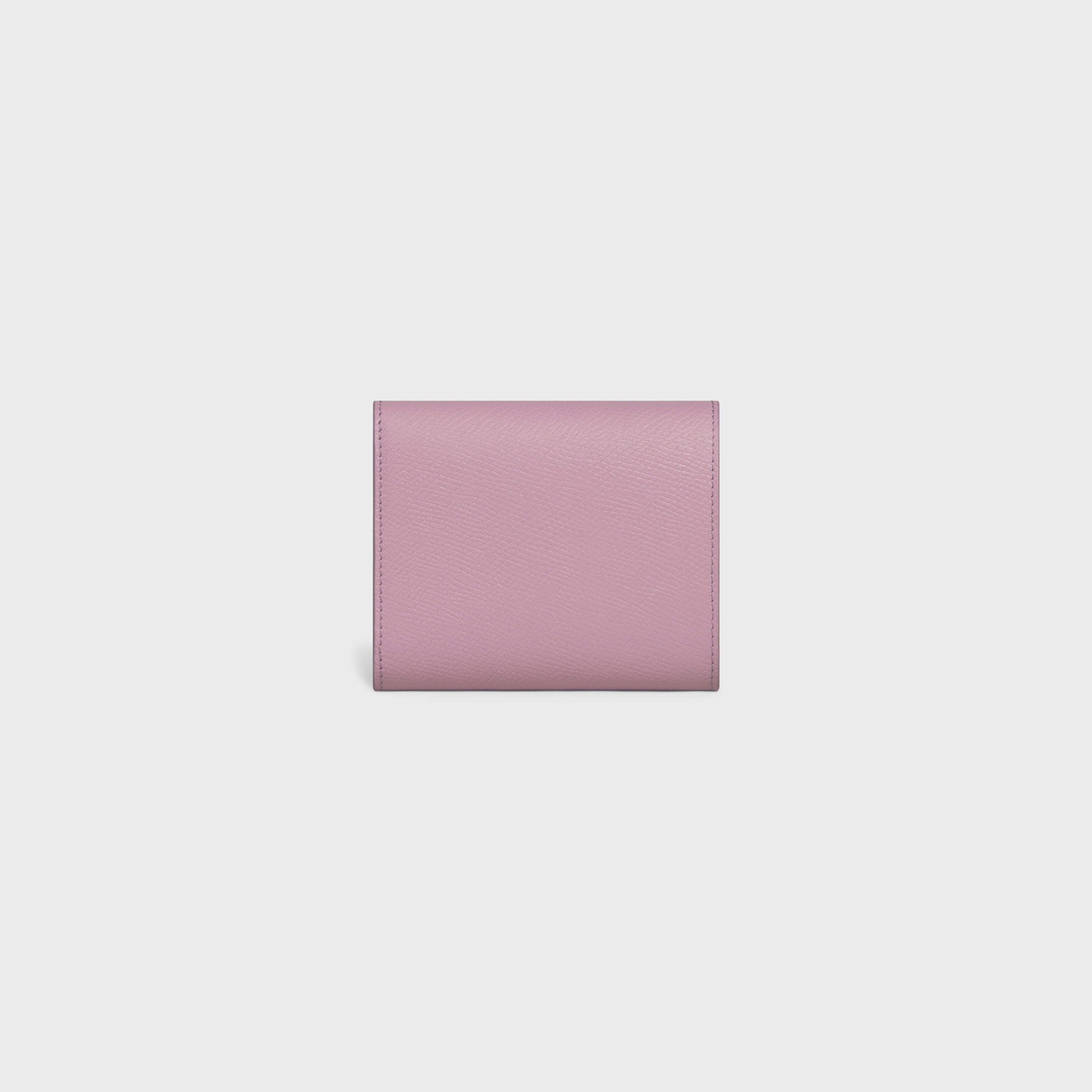 Small trifold wallet in Grained calfskin - 3
