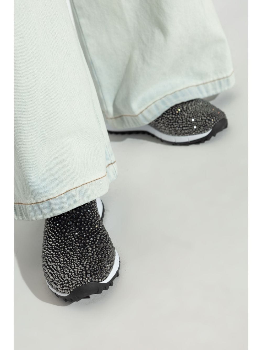Verona crystal-embellished sneakers - 2