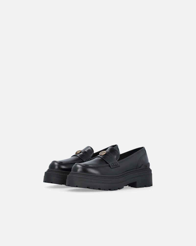 LEATHER MOCCASINS WITH LOVE BIRDS LOGO 6