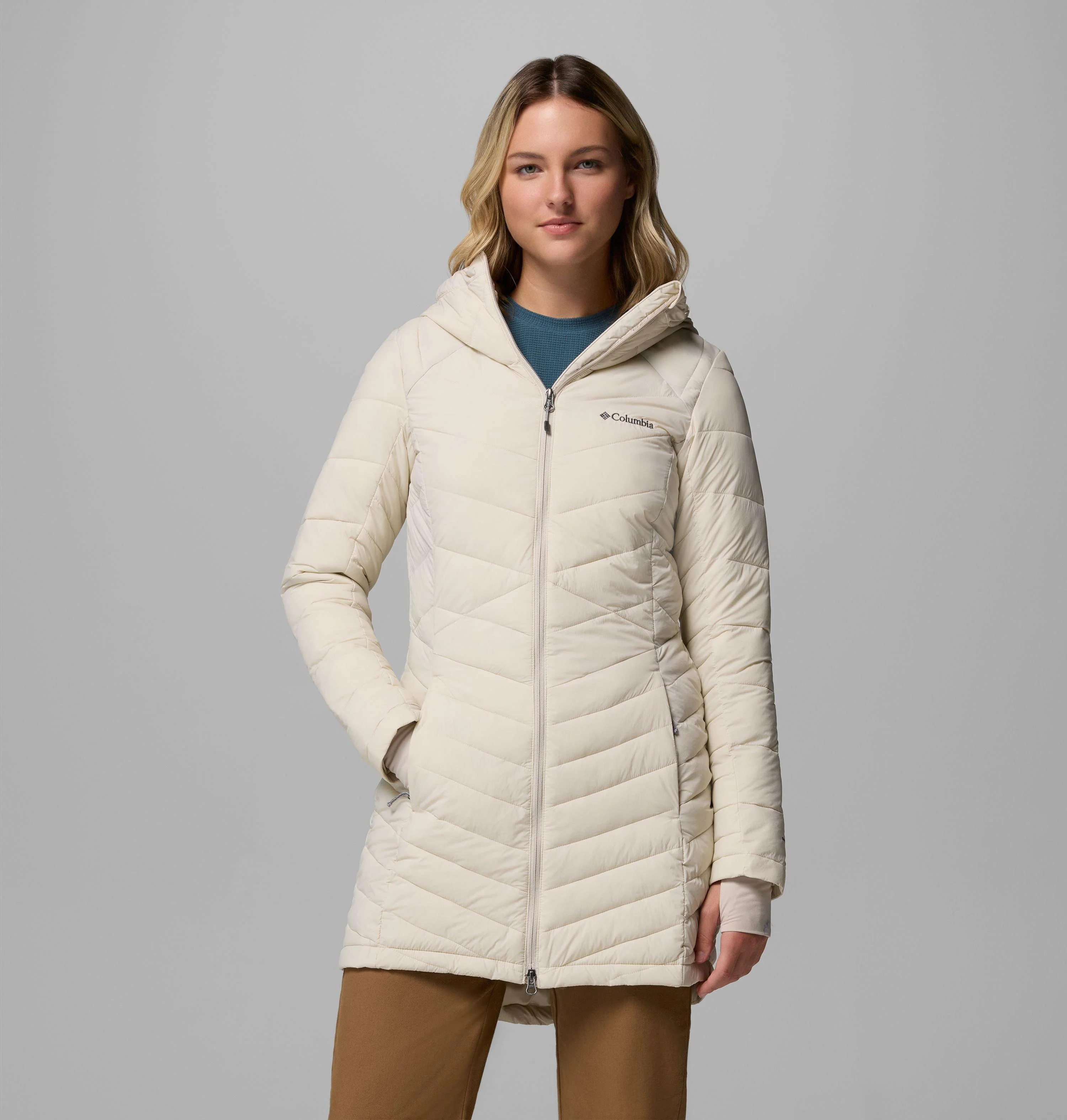 Women's Joy Peak II Mid Hooded Jacket - 1