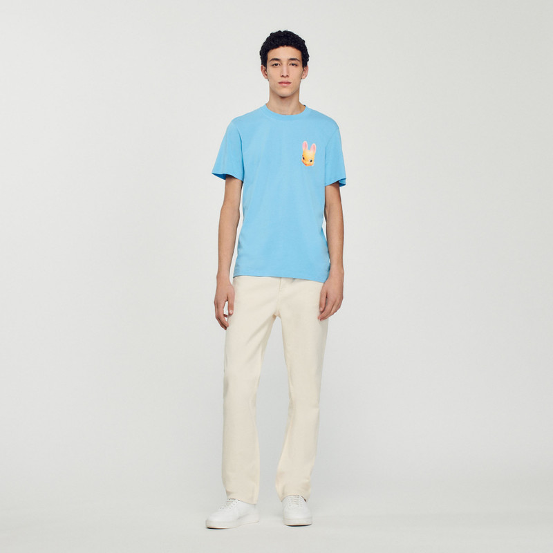 Rabbit print T-shirt 3