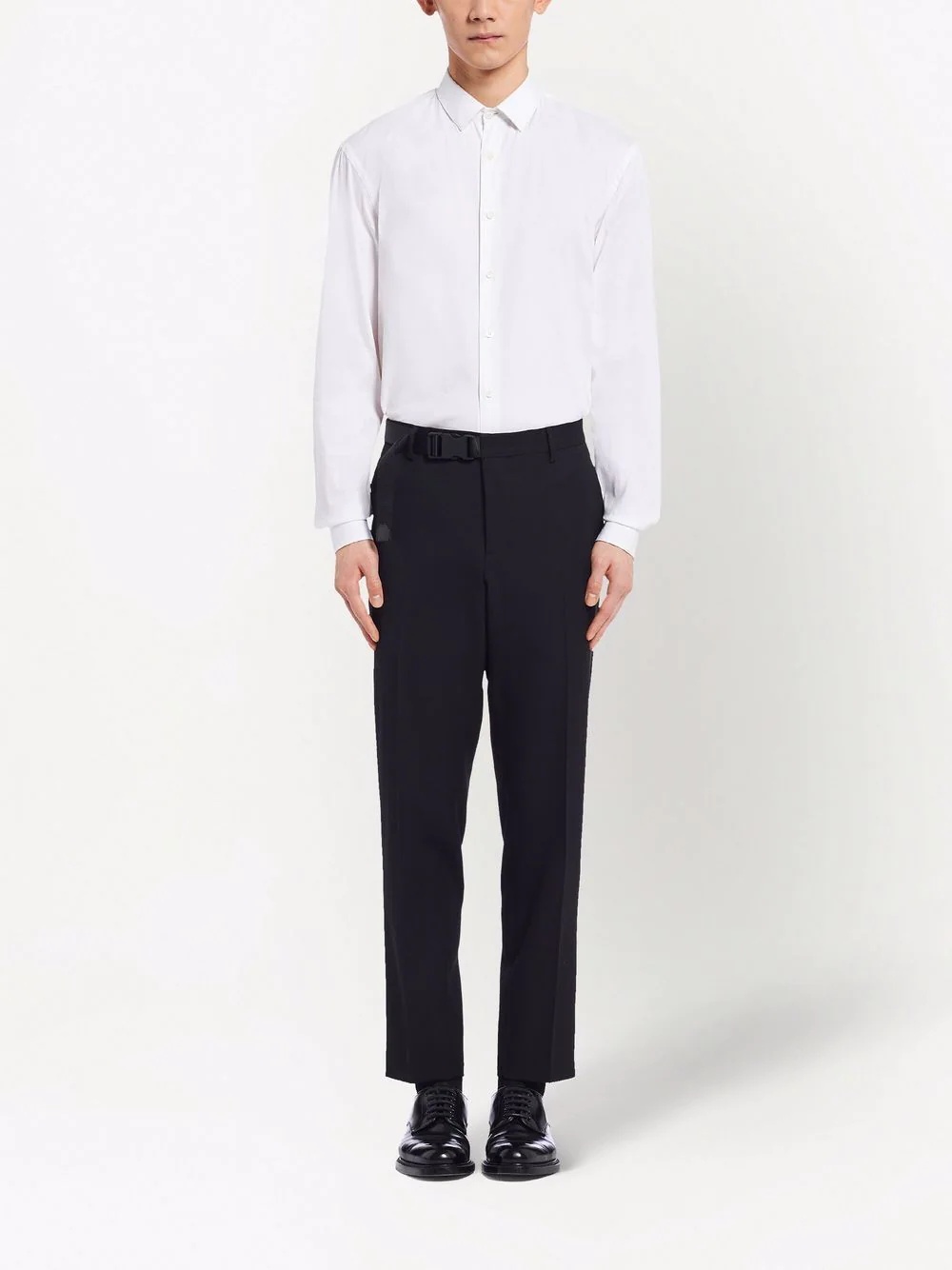 tailored straight-leg trousers - 2