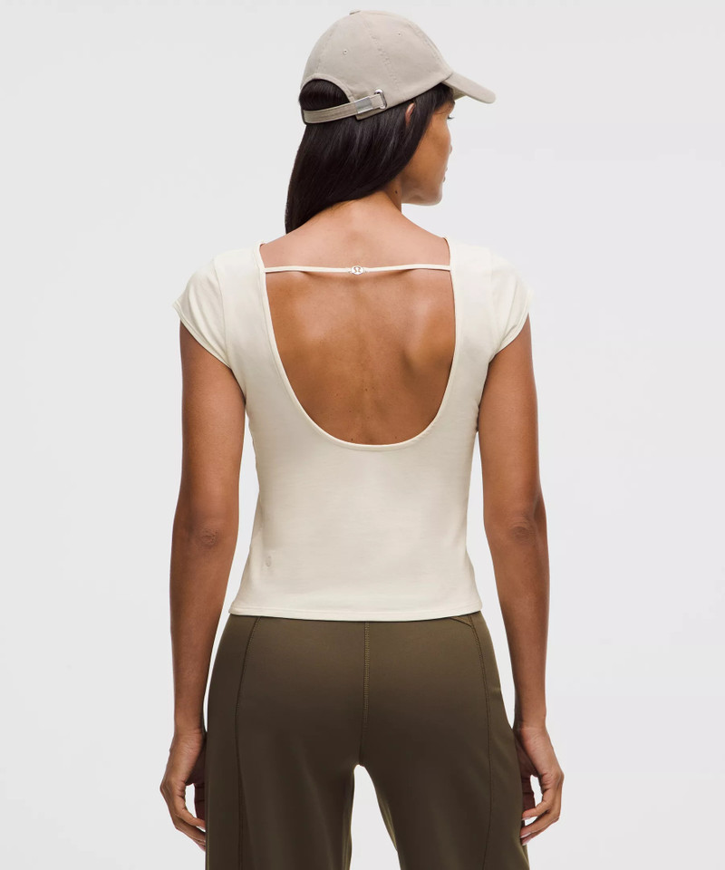 lululemon Organic Cotton Open-Back T-Shirt *Charm outlook