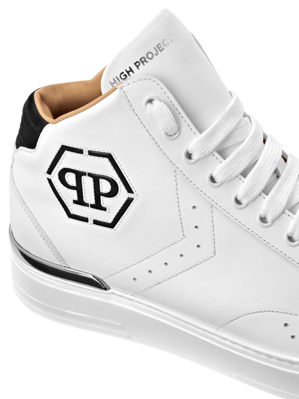 Hexagon leather sneakers - 2