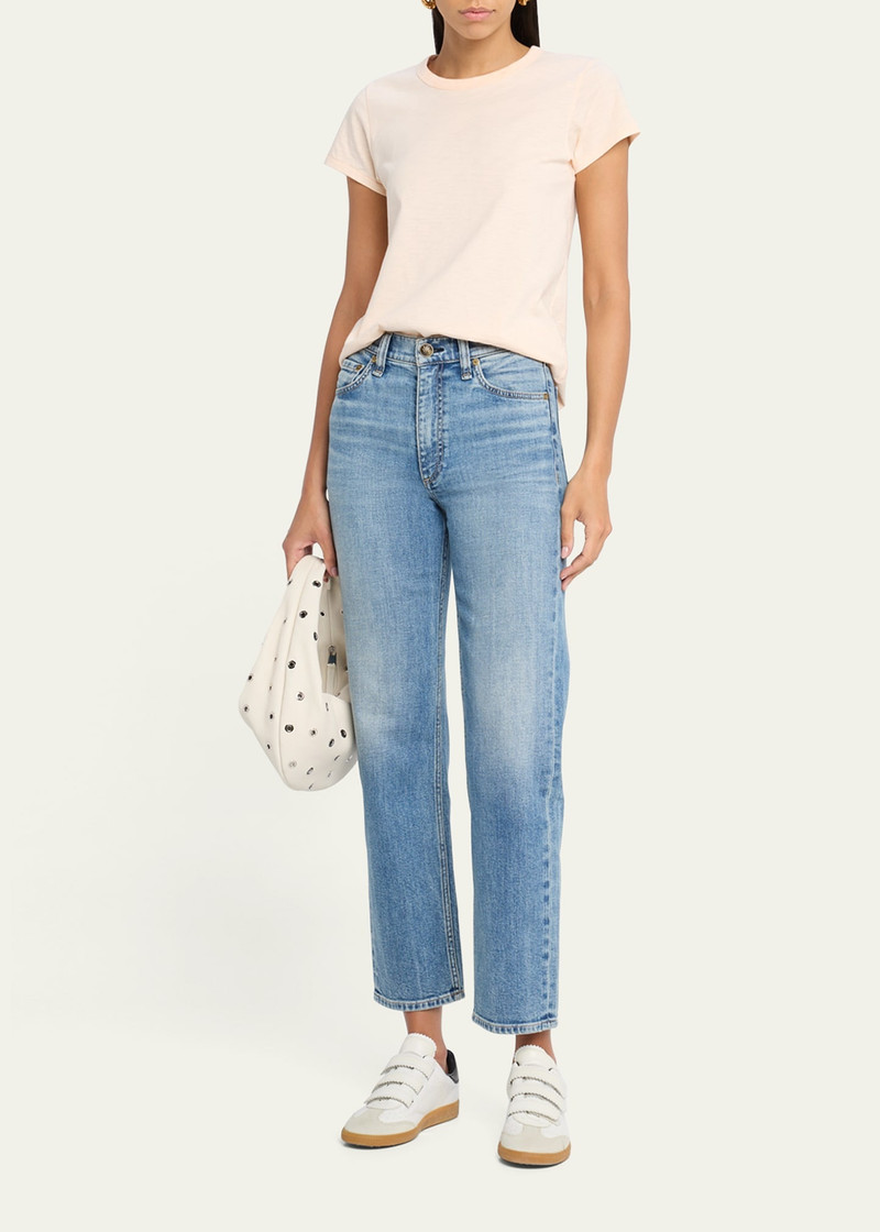 rag & bone Harlow Mid-Rise Ankle Straight Jeans outlook