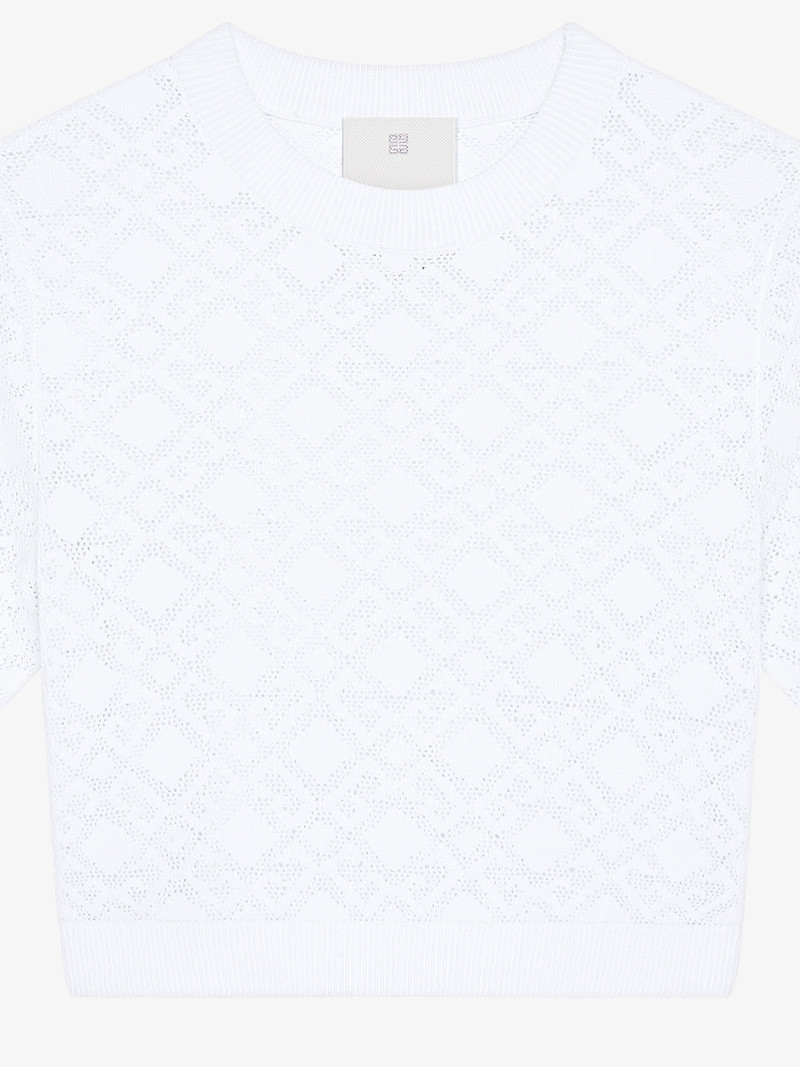 CROPPED SWEATER IN MONOGRAM 72 JACQUARD 4