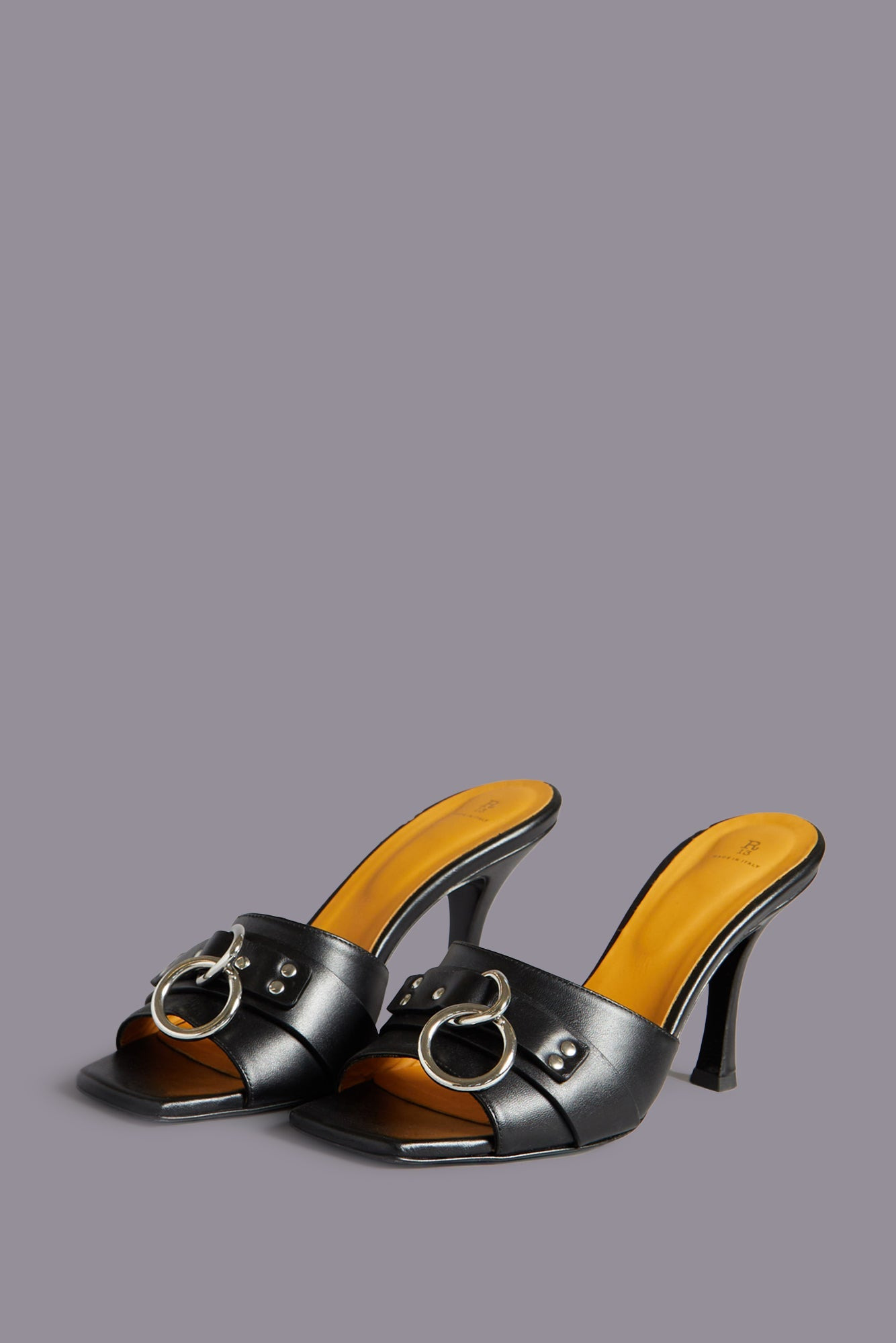 SID HEELED HARNESS SLIDE - BLACK - 2