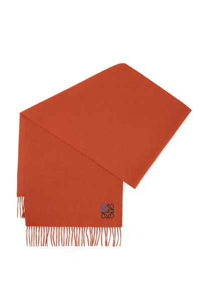 Loewe LOEWE Anagram scarf in cashmere outlook