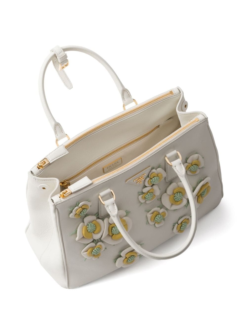 large Galleria floral appliquÃ© bag - 7