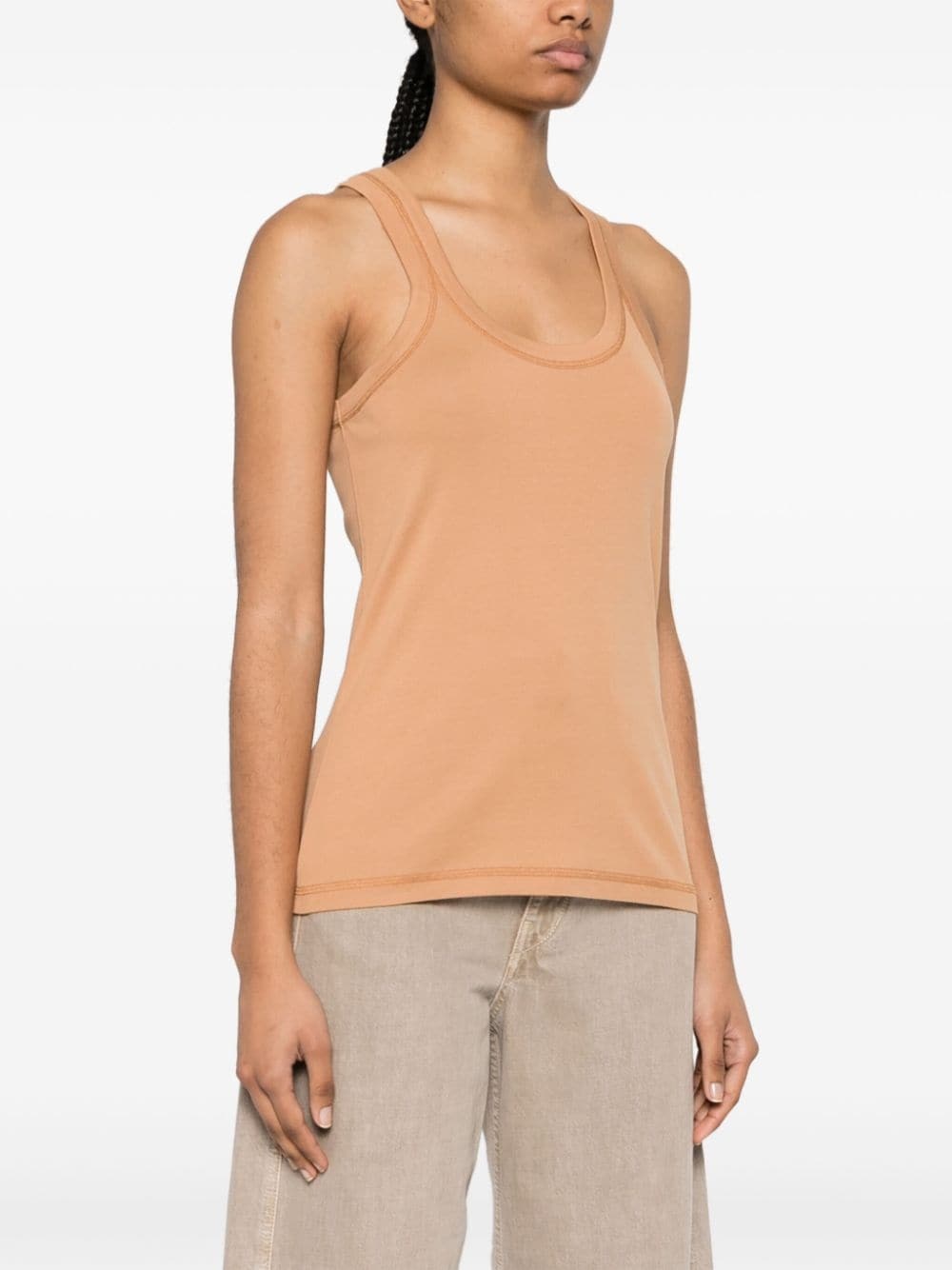 ribbed cotton top - 3