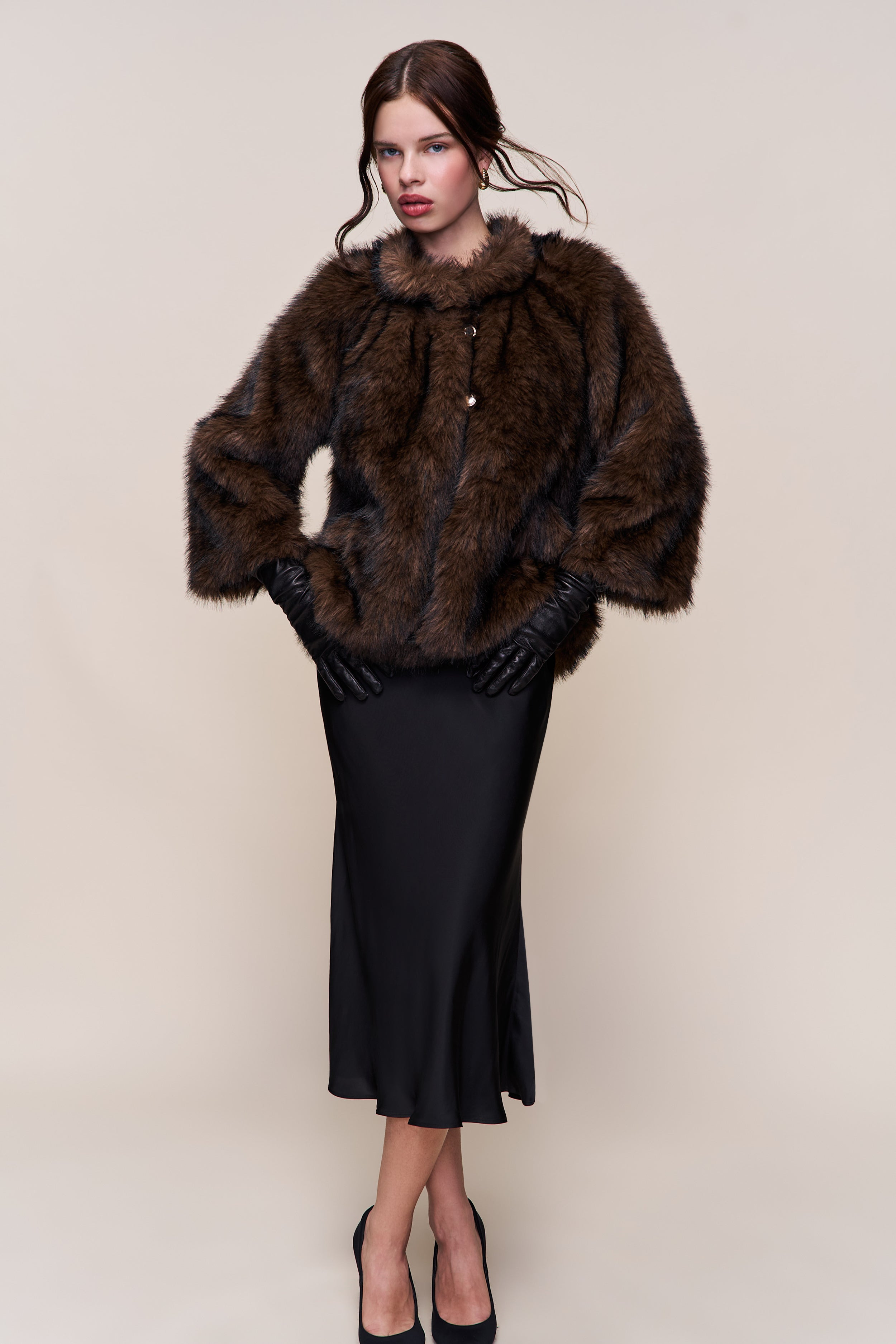 LUCIENNE FAUX FUR TOPPER - 5