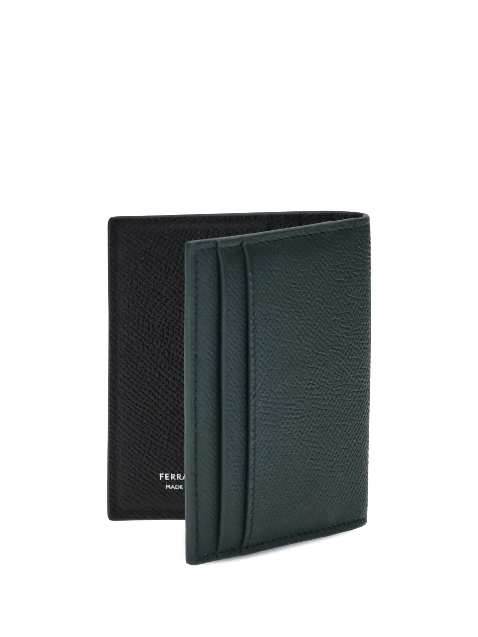 Ferragamo Men Leather Card Holder - 2