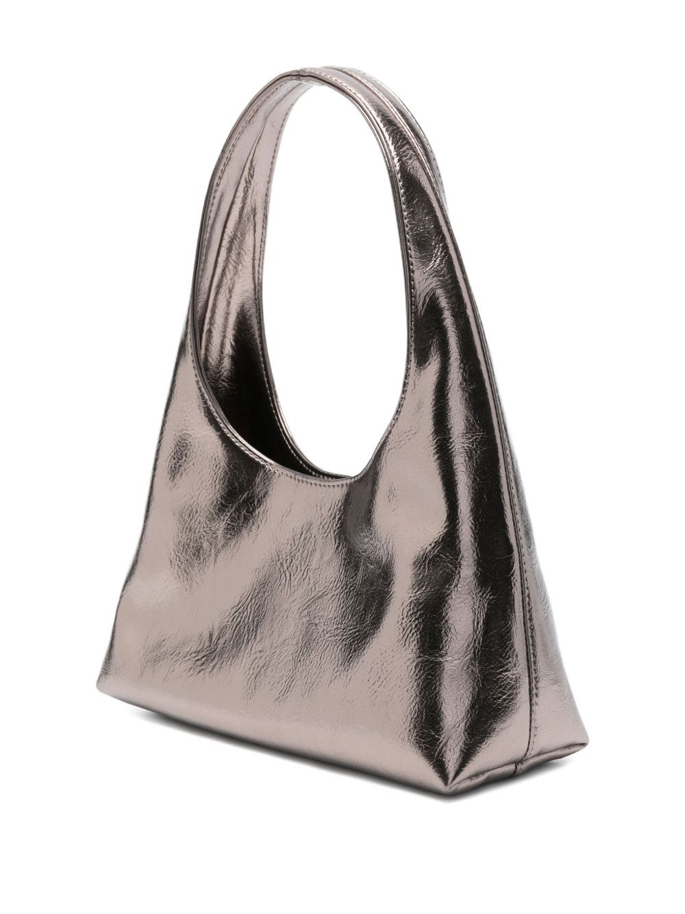 small metallic logo shoulder bag - 3