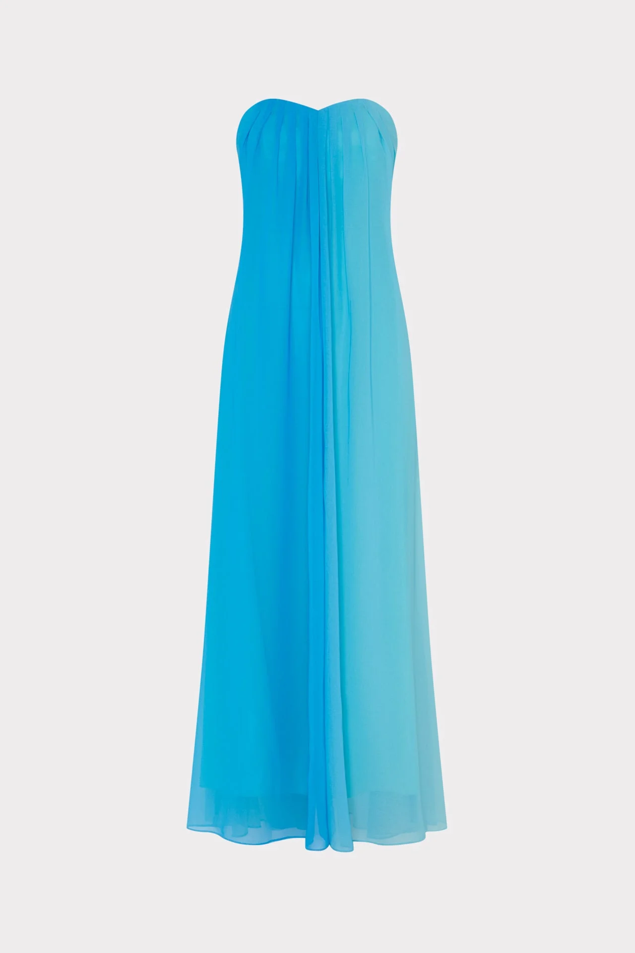 Sunset Stripe Strapless Dress - 1