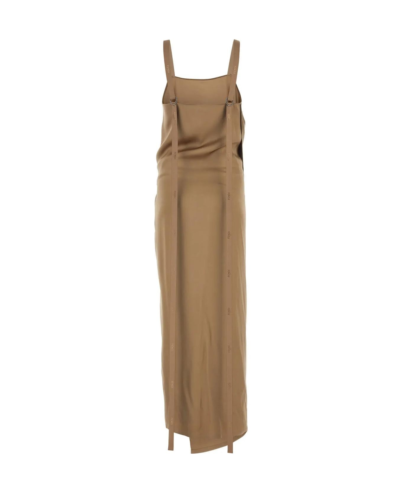 Satin Long Dress - 2