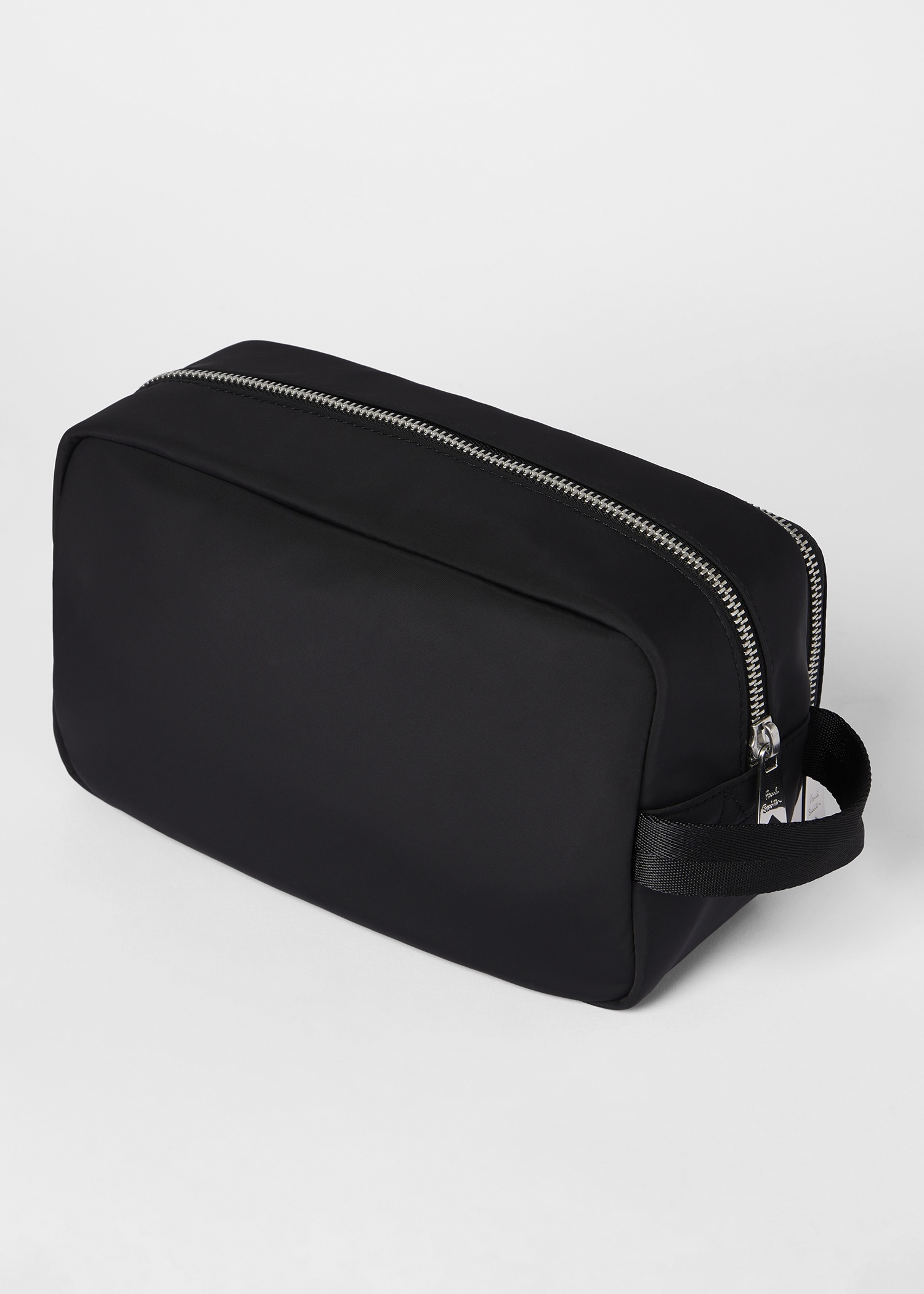 Recycled Polyester Black 'Zebra' Washbag - 3