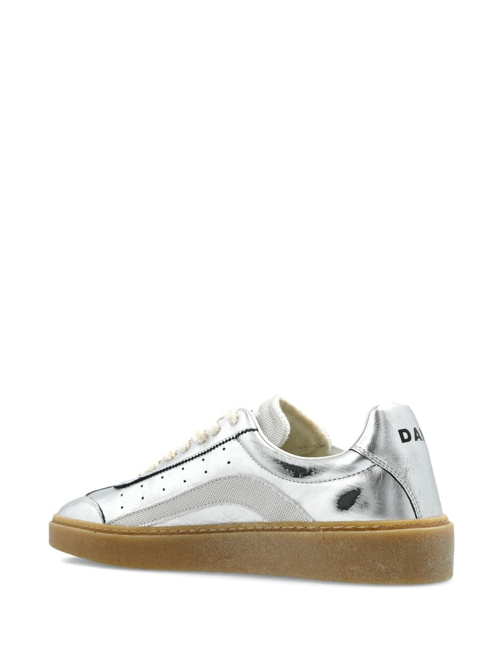 Rider metallic leather sneakers - 4