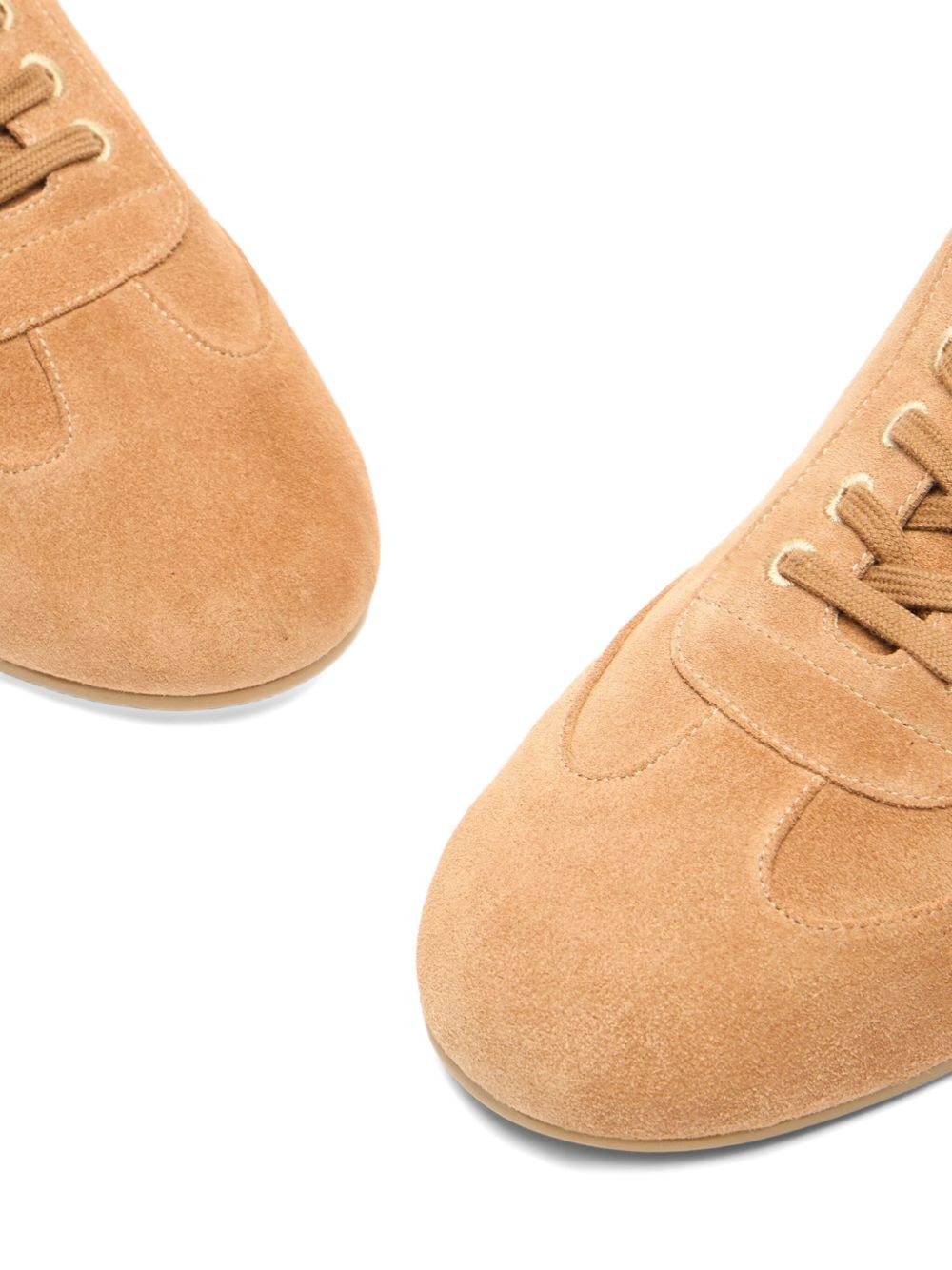 Cruz lace-up suede sneakers - 4