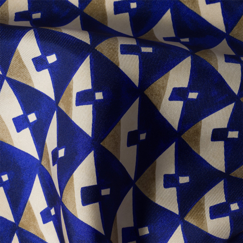 Miu Miu Printed silk scarf outlook