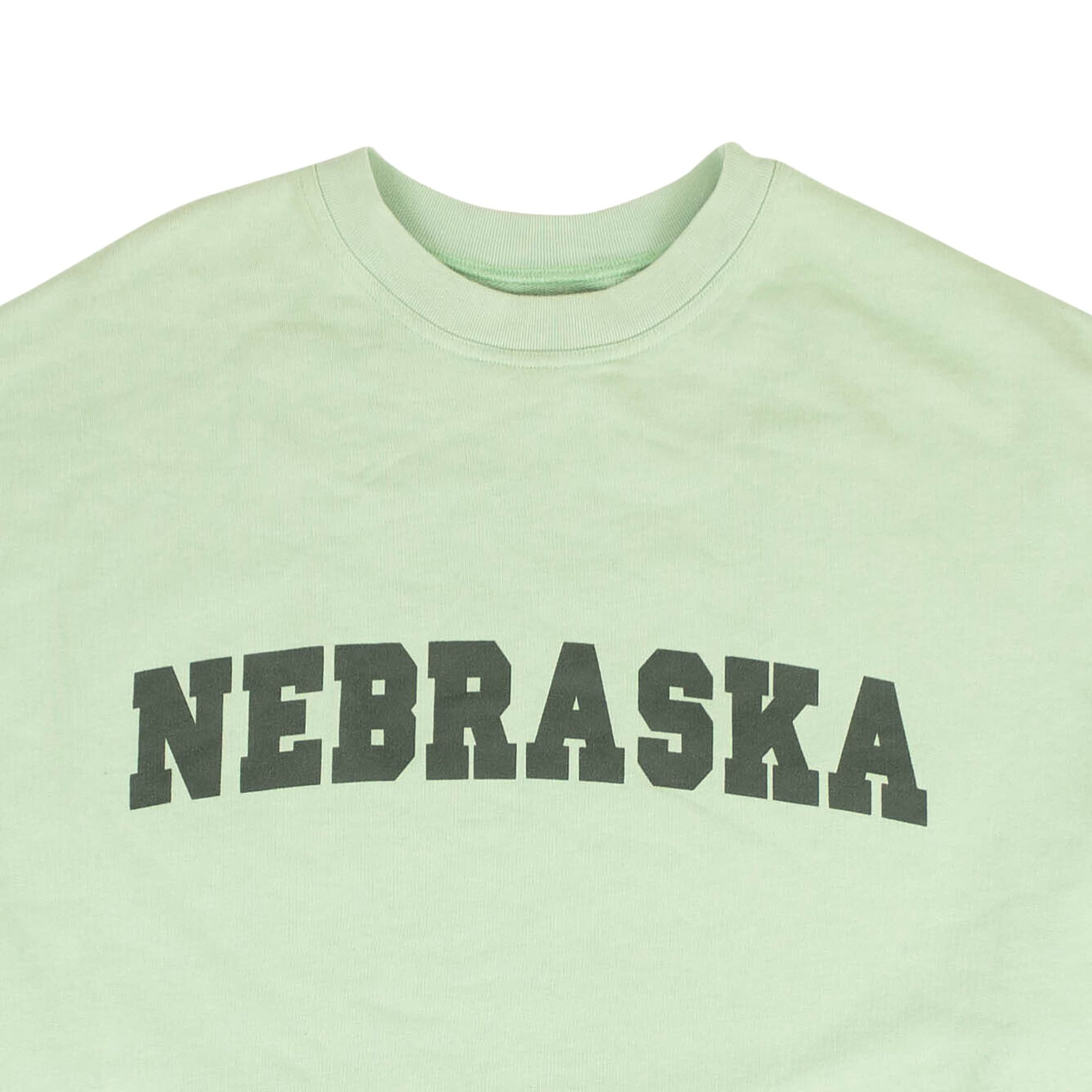 Raf Simons Nebraska Crewneck Sweatshirt 'Green' - 3