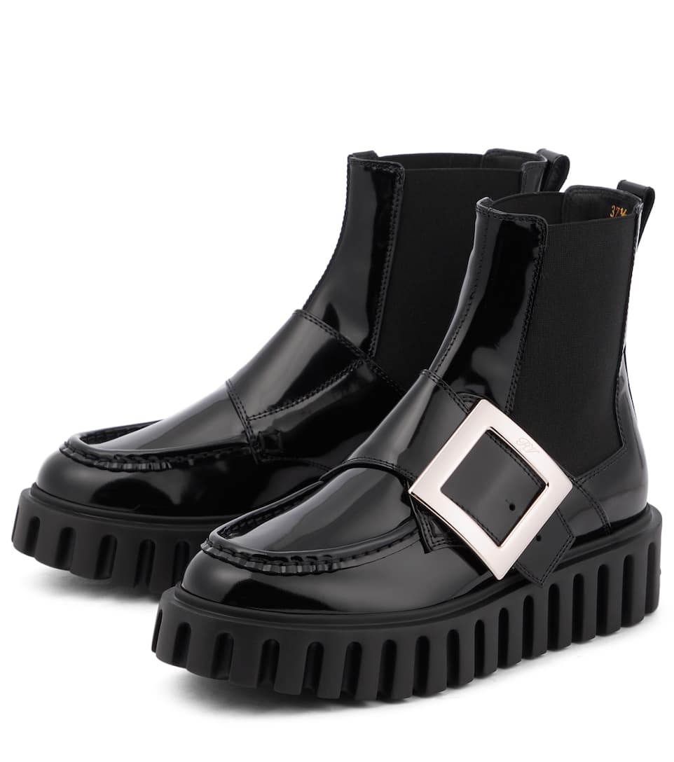 Viv' Go-Thick leather platform Chelsea boots - 5