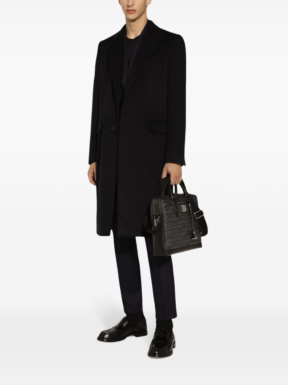 straight-leg virgin-wool trousers - 2