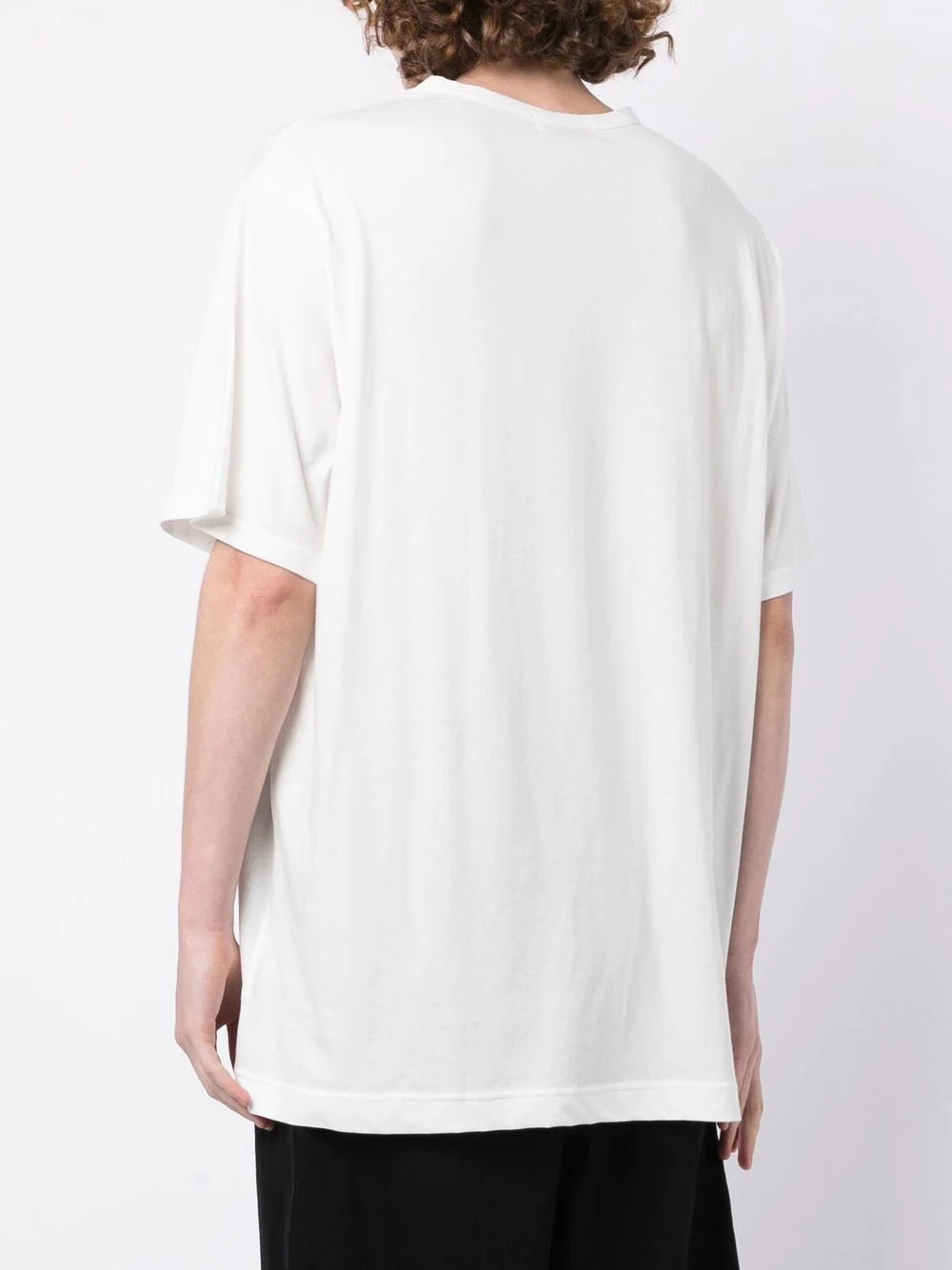 round-neck cotton T-shirt - 4