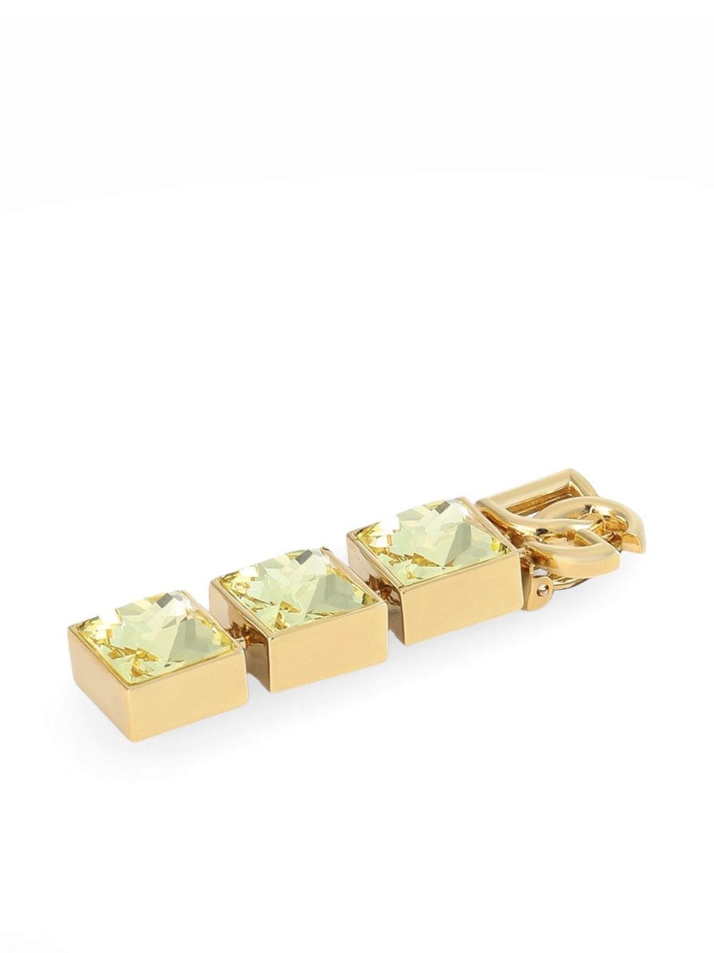 logo-plaque earrings - 3