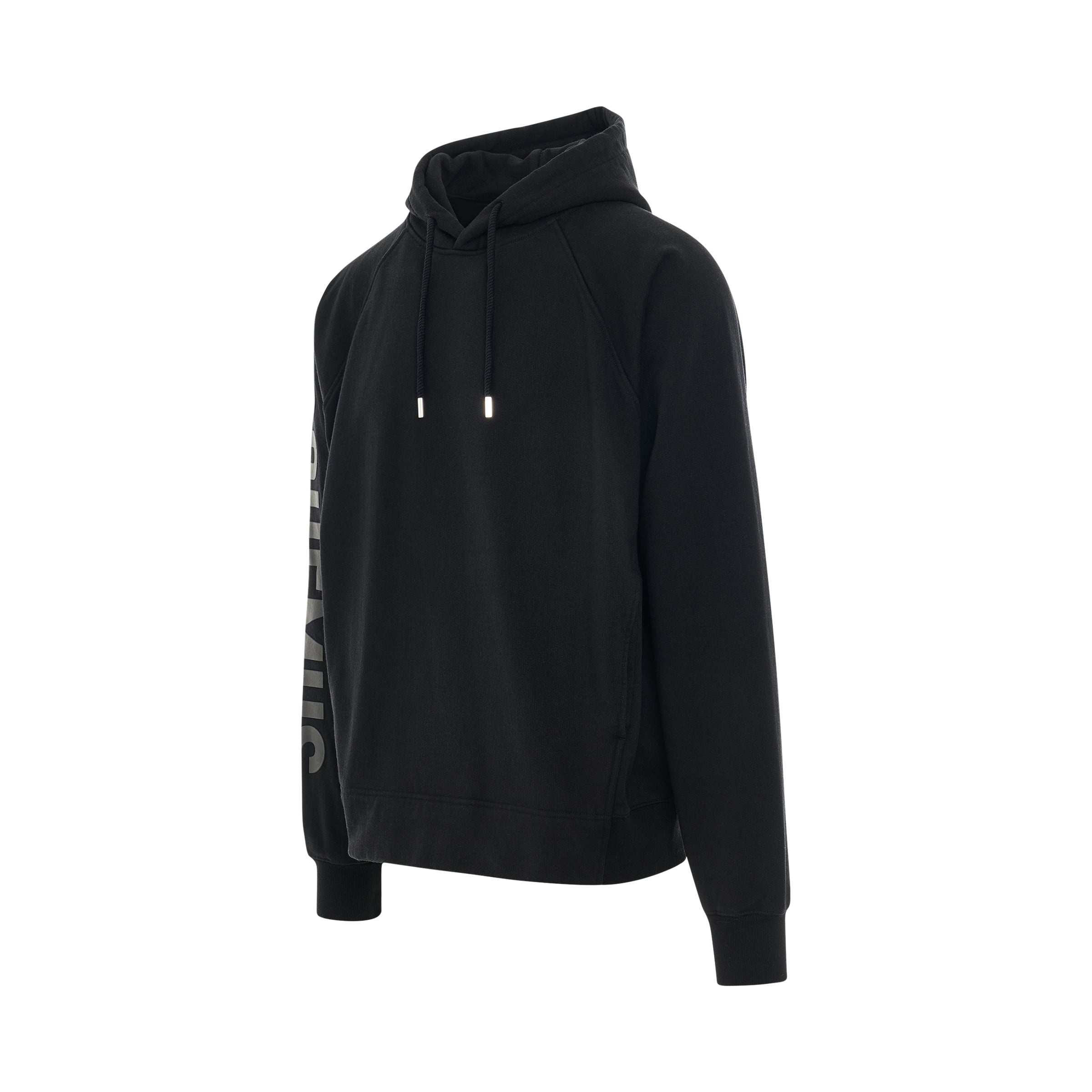 Typo Logo Hoodie in Black - 2