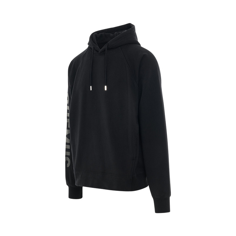 JACQUEMUS Typo Logo Hoodie in Black outlook