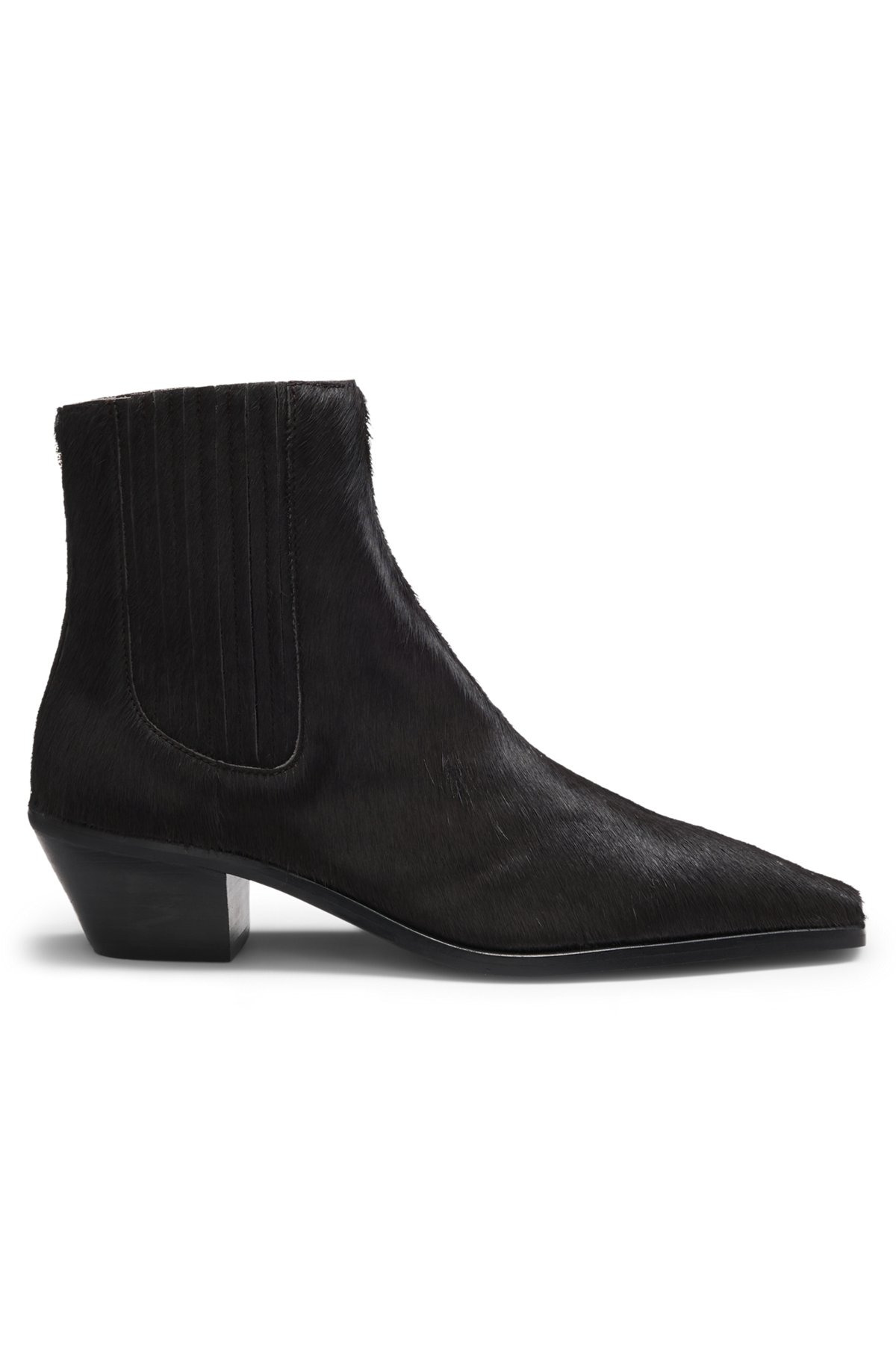 ANKLE BOOTS IN PONY-HAIR LEATHER - 1