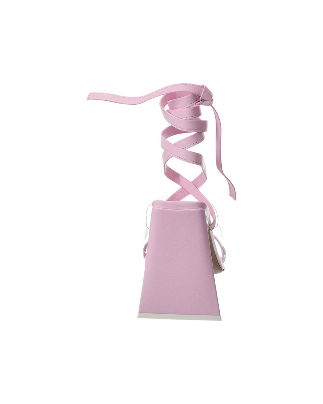 The Attico Isa Vinyl & Leather Sandal - 3