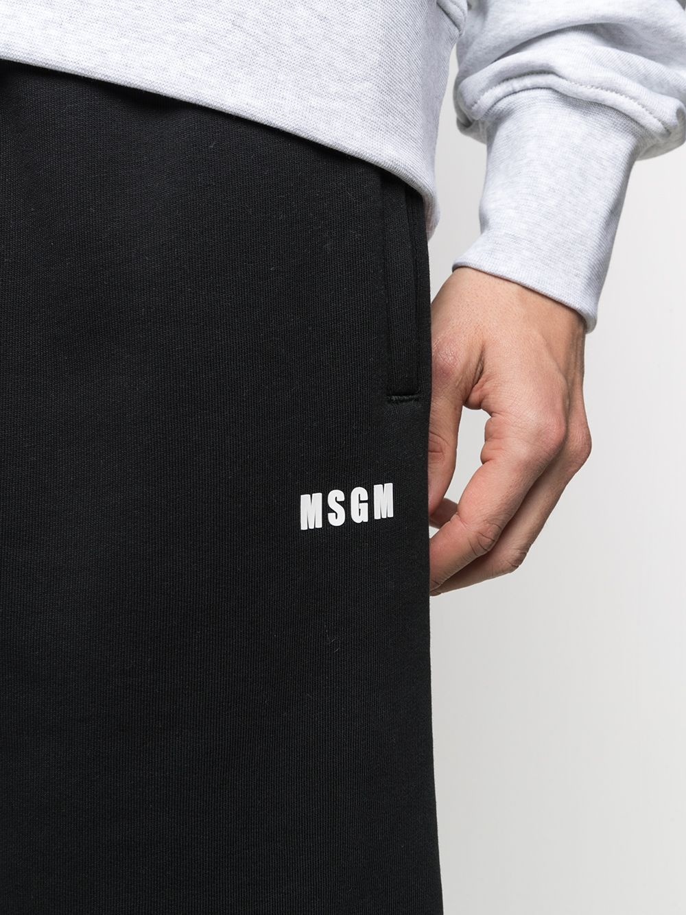 micro-logo track shorts - 5