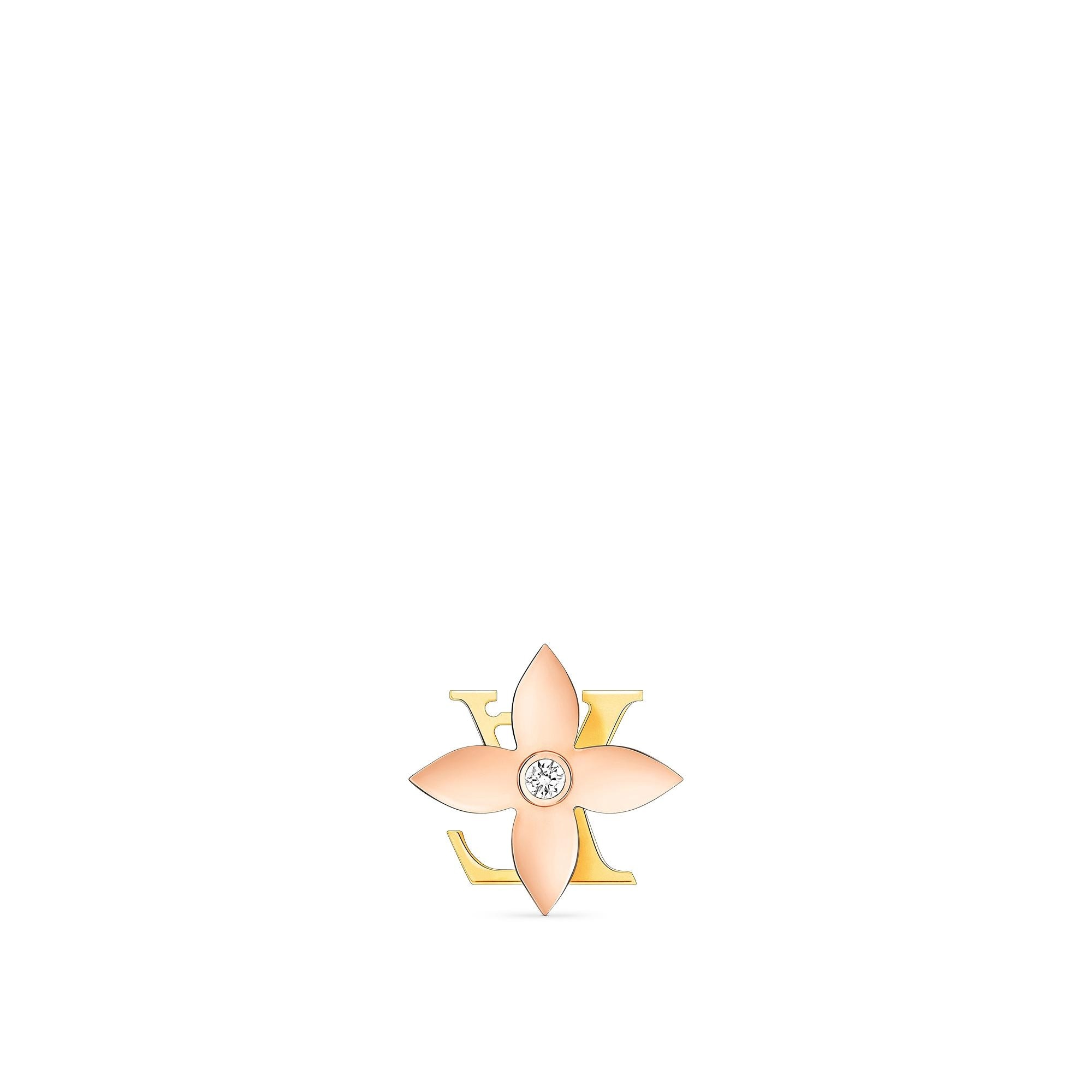Idylle Blossom Stud, White Gold And Diamonds - Per Unit - Jewelry