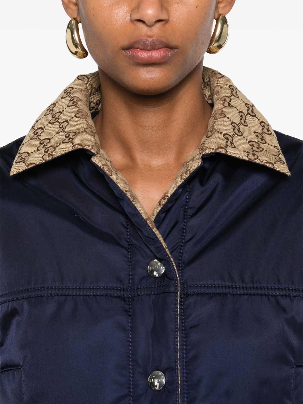 reversible puffer jacket - 5