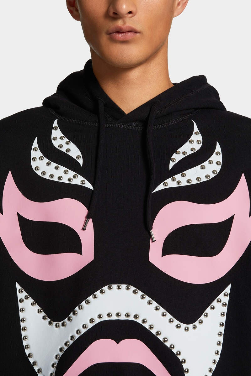 WASH RELAX FIT MASK HOODIE 5