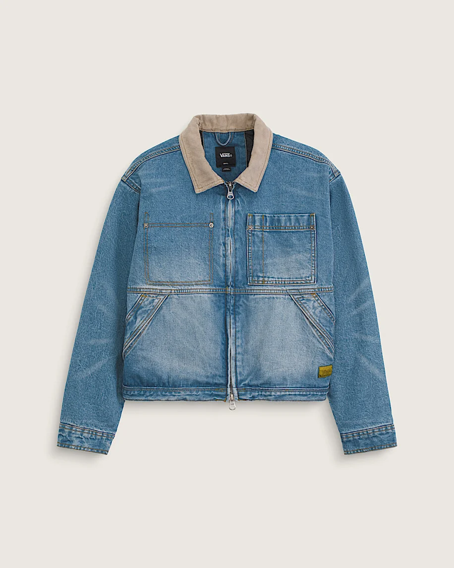 Nicola Cropped Chore Denim Jacket - 1