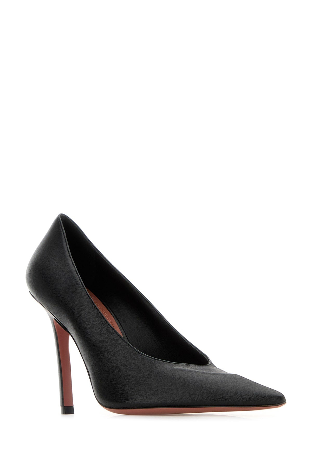 Amina Muaddi Women Christine Pump 100 Nappa Black 100 - 2