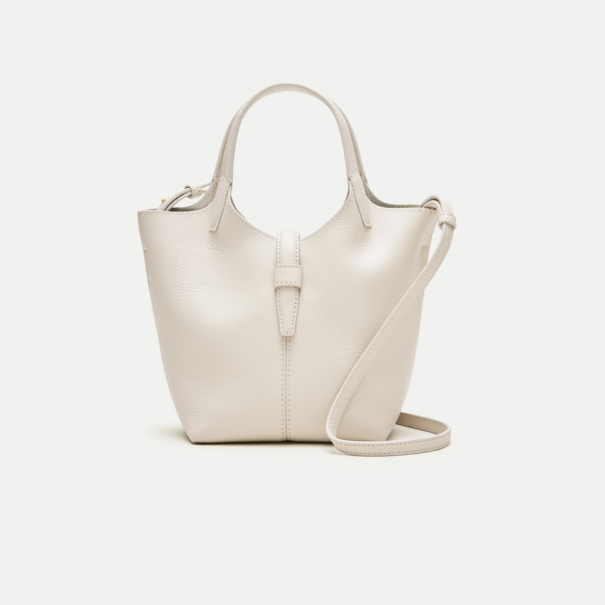 Yorke small tote in leather - 1