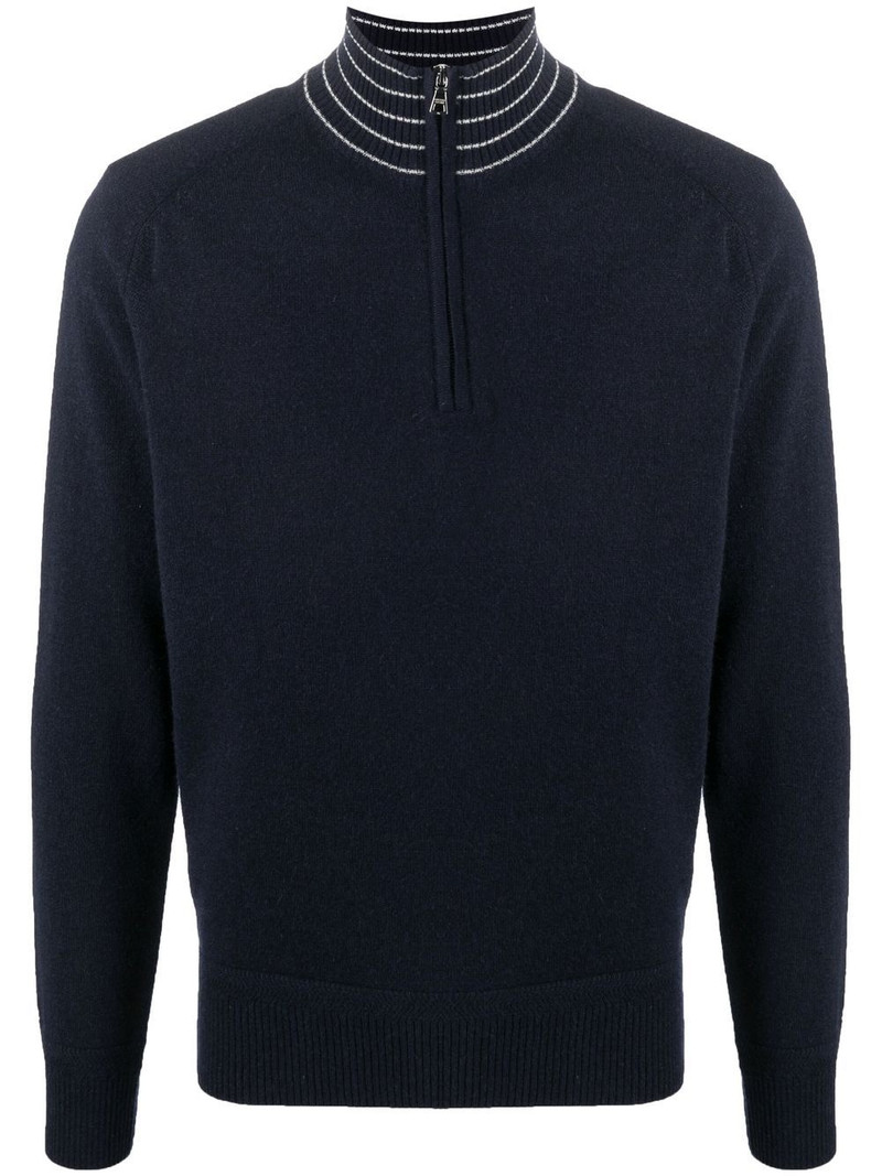 Lennard high-neck jumper 1