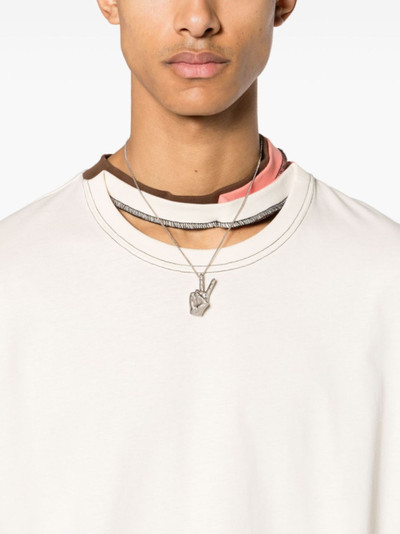 Y/Project Mini Peace-pendant necklace outlook