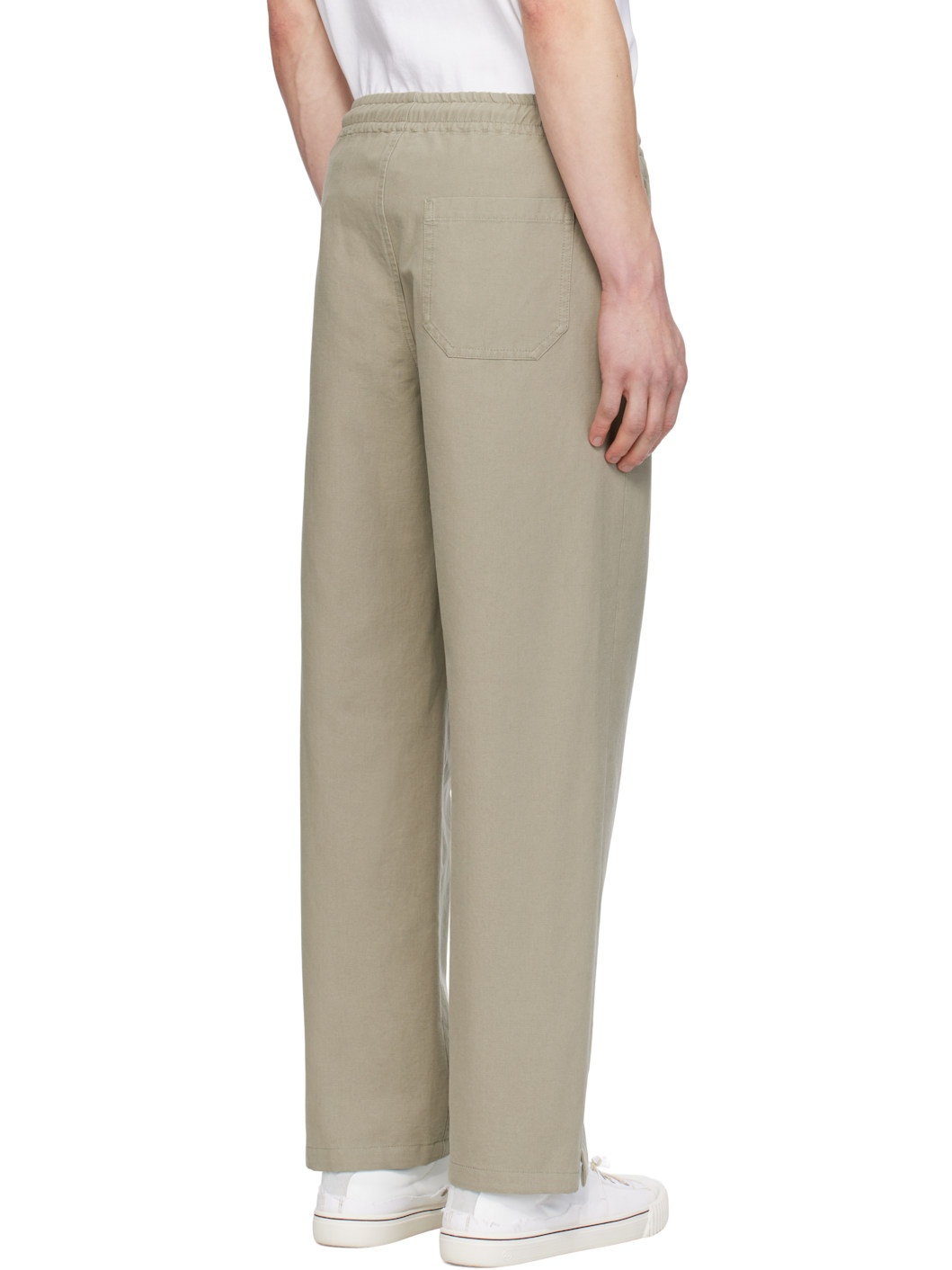 A. P.C. Khaki Vincent Trousers - 3