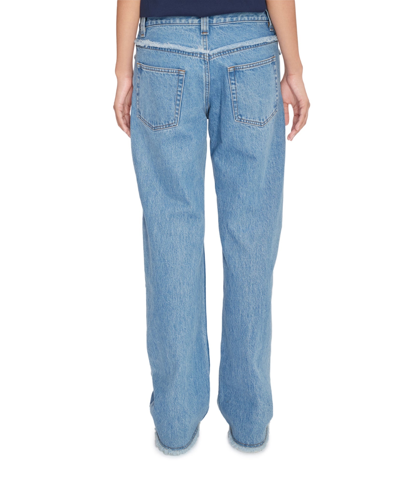 Relaxed Raw Edge F jeans - 6