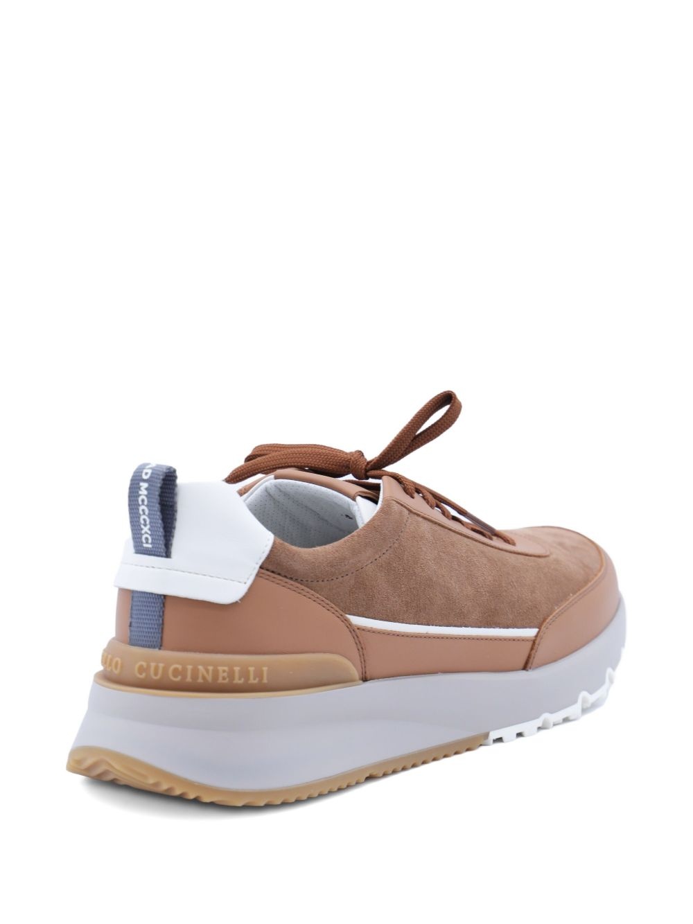 suede leather sneakers - 4