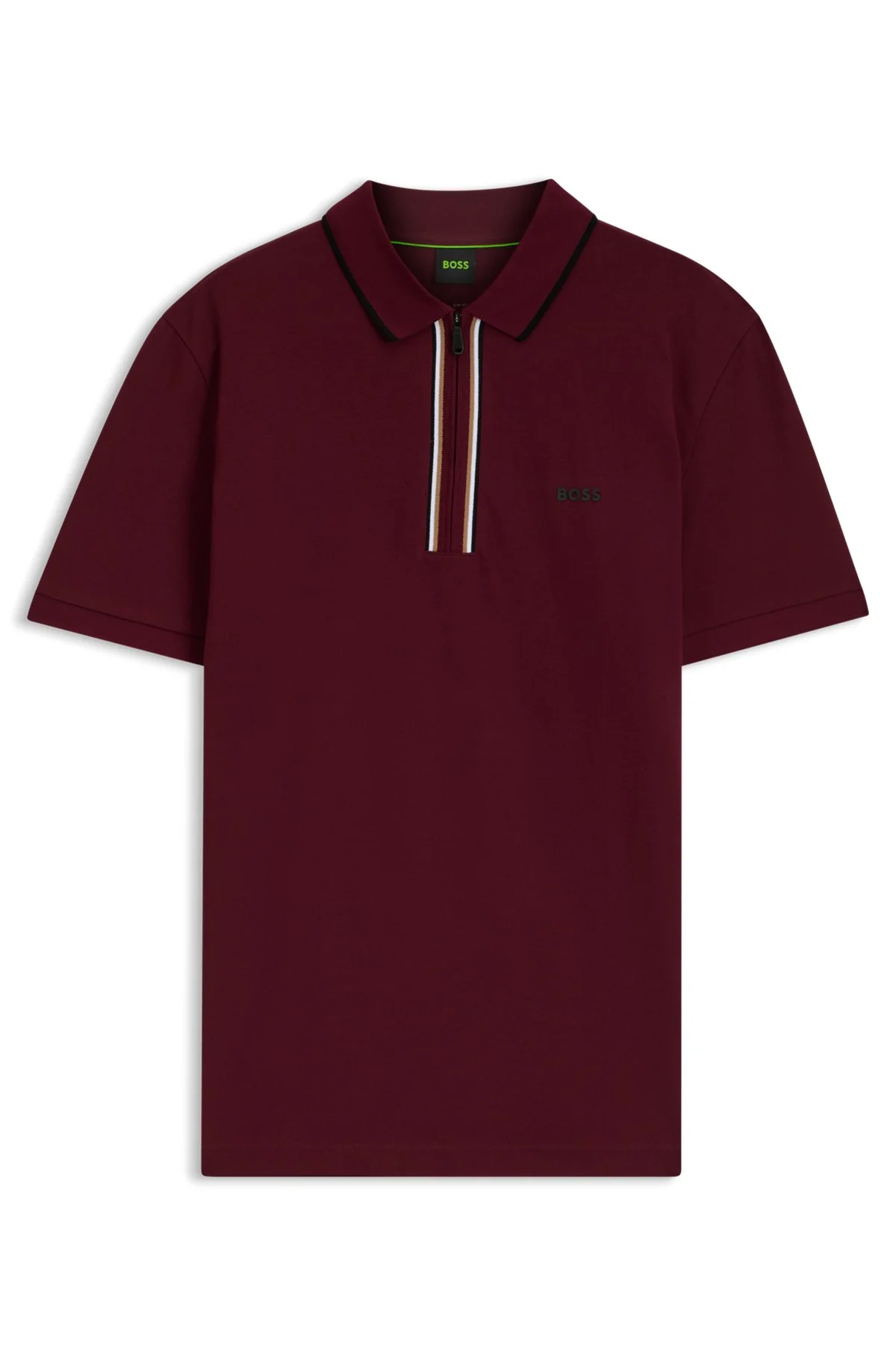 ACTIVE SLIM-FIT POLO SHIRT IN MOISTURE-WICKING STRETCH COTTON - 1