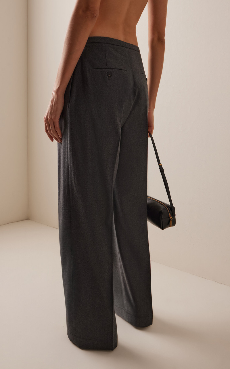 Relaxed Wool Trousers grey 4