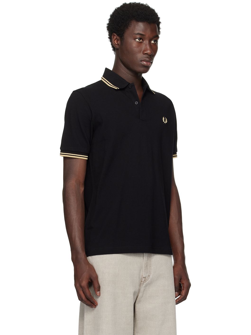 Black 'The Fred Perry Shirt' Polo - 2