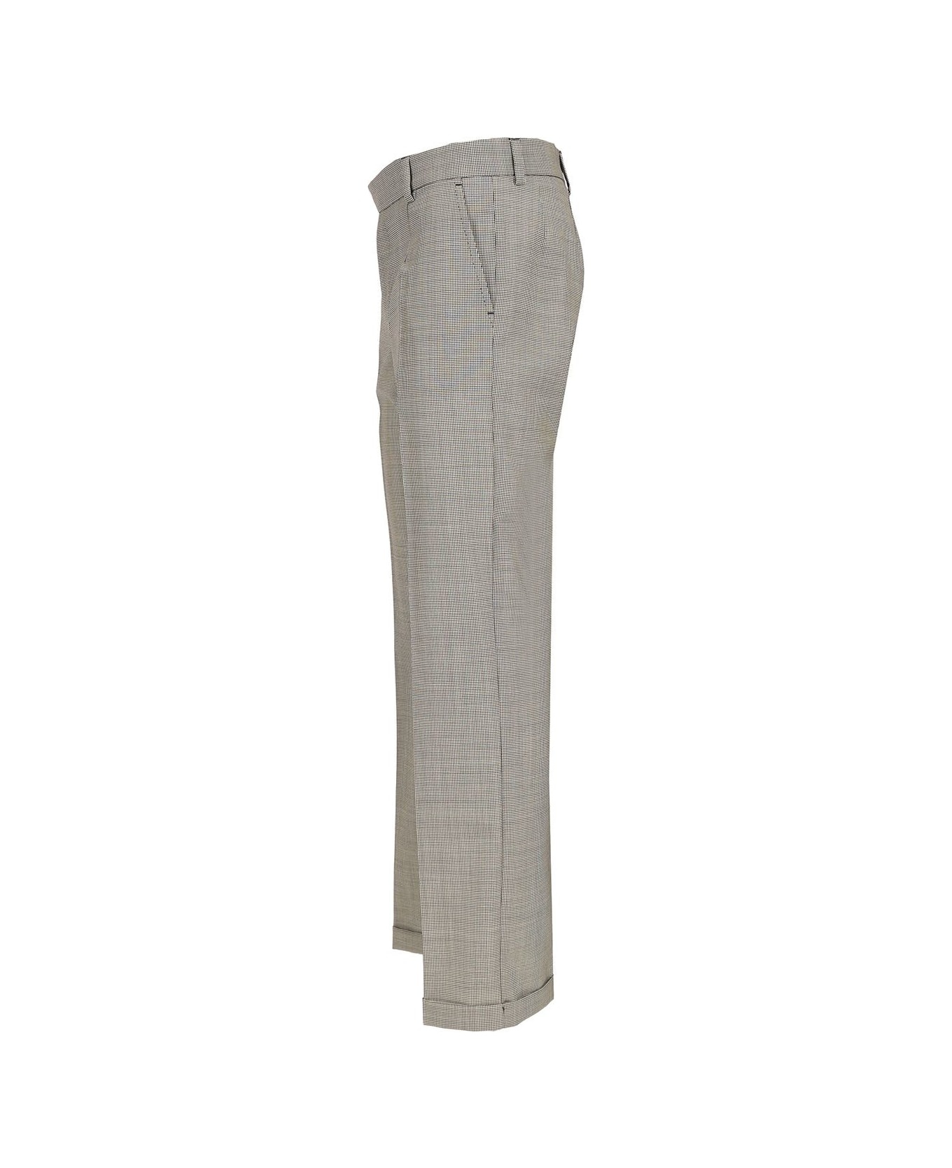 Pied De Poule Trousers - 3
